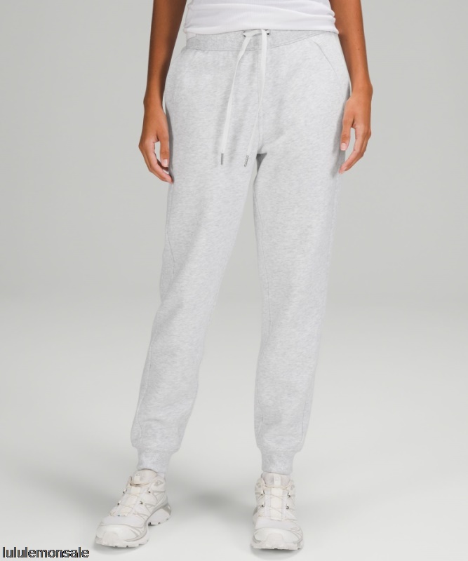Lululemon Damen DELULU240 | Scuba Hoch Sitzende Jogginghose Aus Frottee Ultrahellgrau